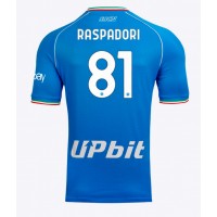 Pánský Fotbalový dres SSC Napoli Giacomo Raspadori #81 2023-24 Domácí Krátký Rukáv